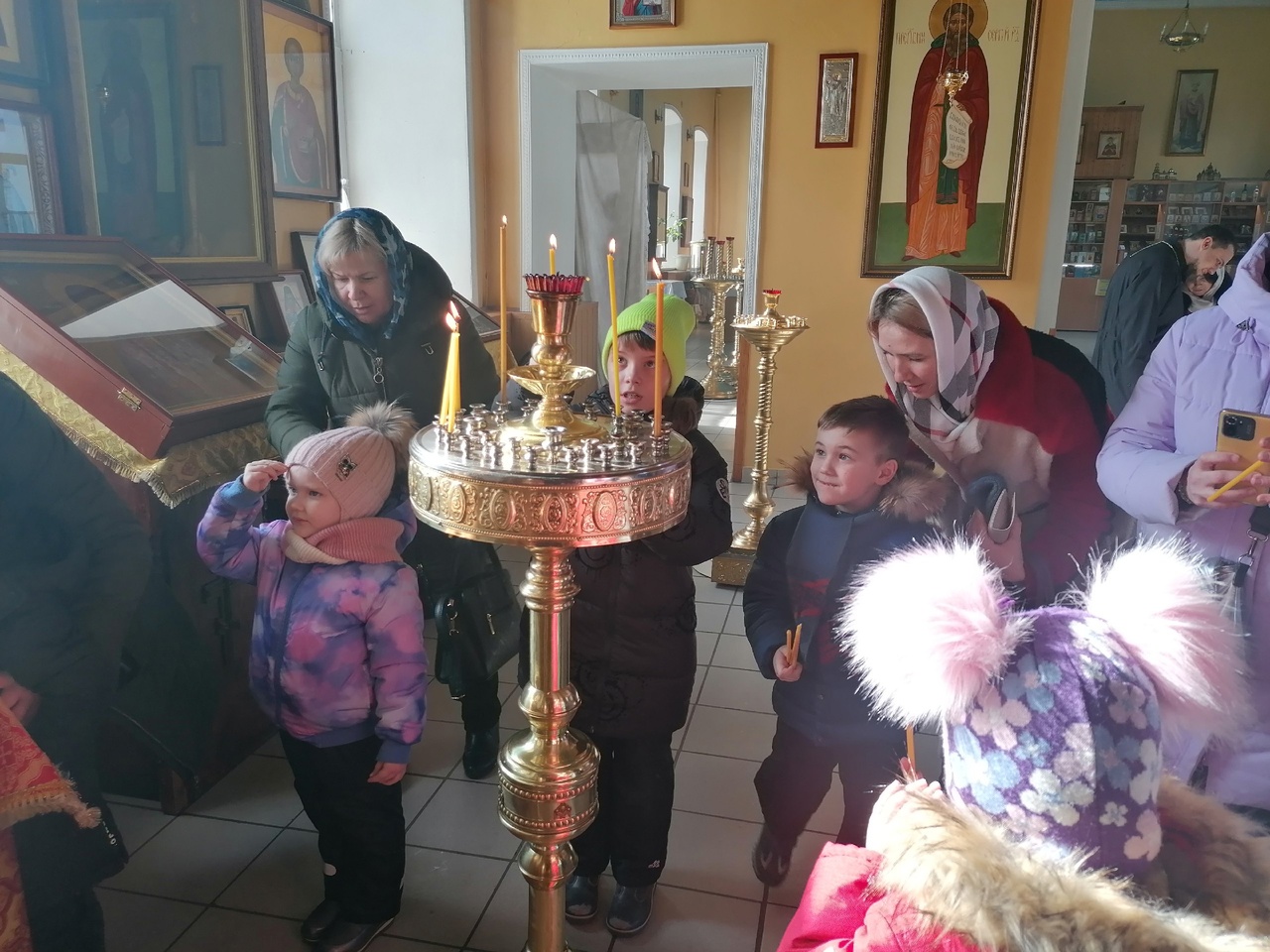 Состоялась экскурсия по храмовому комплексу дошкольников старшей группы детского сада