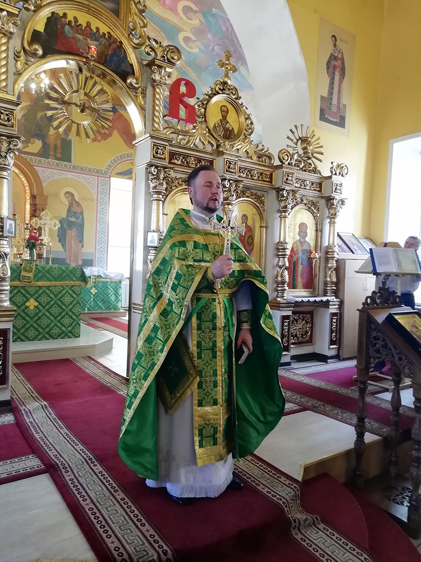 Литургия в субботу Пятидесятницы
