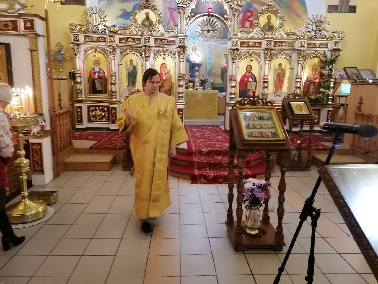 Иерей Сергий Карасёв совершил Новогодний молебен