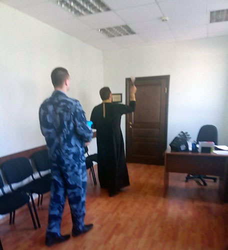 В УФСИН России по Пензенской области освятили служебные помещения.