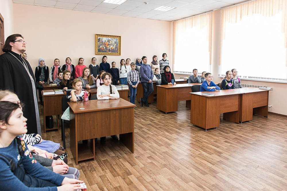 Воспитанники воскресной школы посетили Пензенскую духовную семинарию в День открытых дверей
