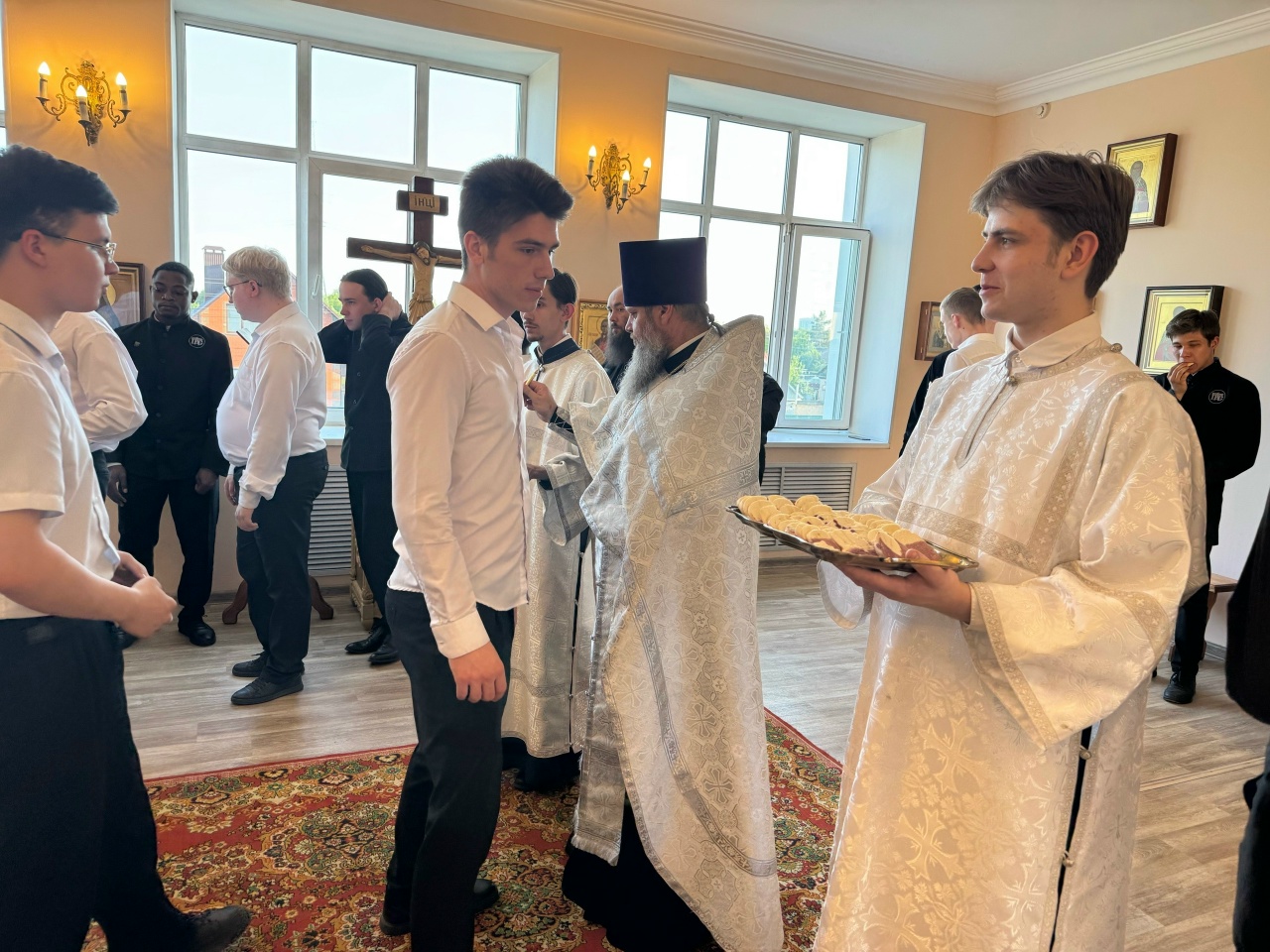 Протоиерей Александр Филиппов сослужил ректору Пензенской духовной семинарии за всенощным бдением 