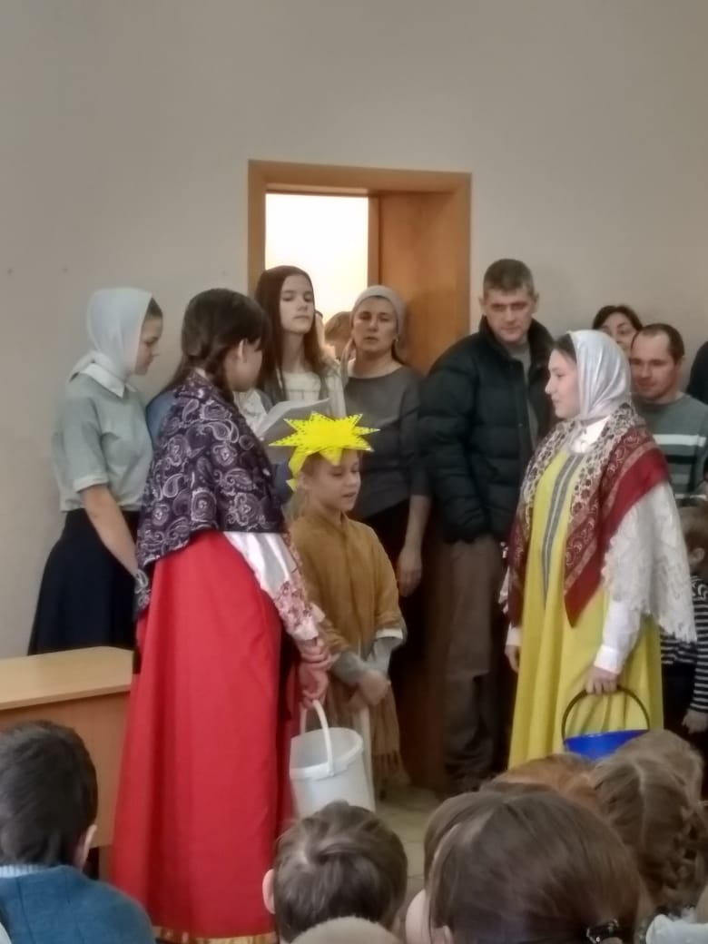 Рождественский утренник в воскресной школе "Азбука веры" 