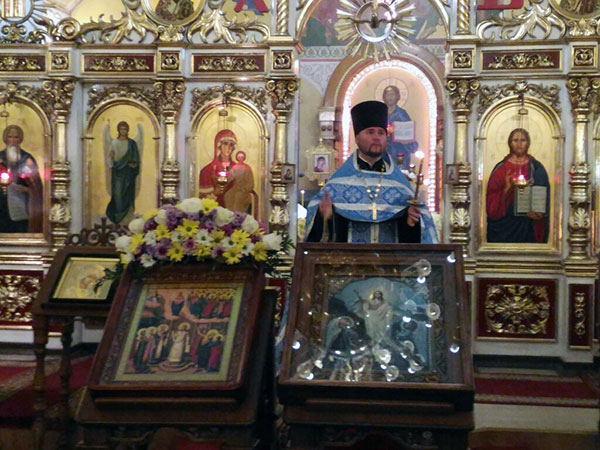 Всенощное бдение накануне Недели 20-ой по Пятидесятнице и праздника Покрова Пресвятой Богородицы