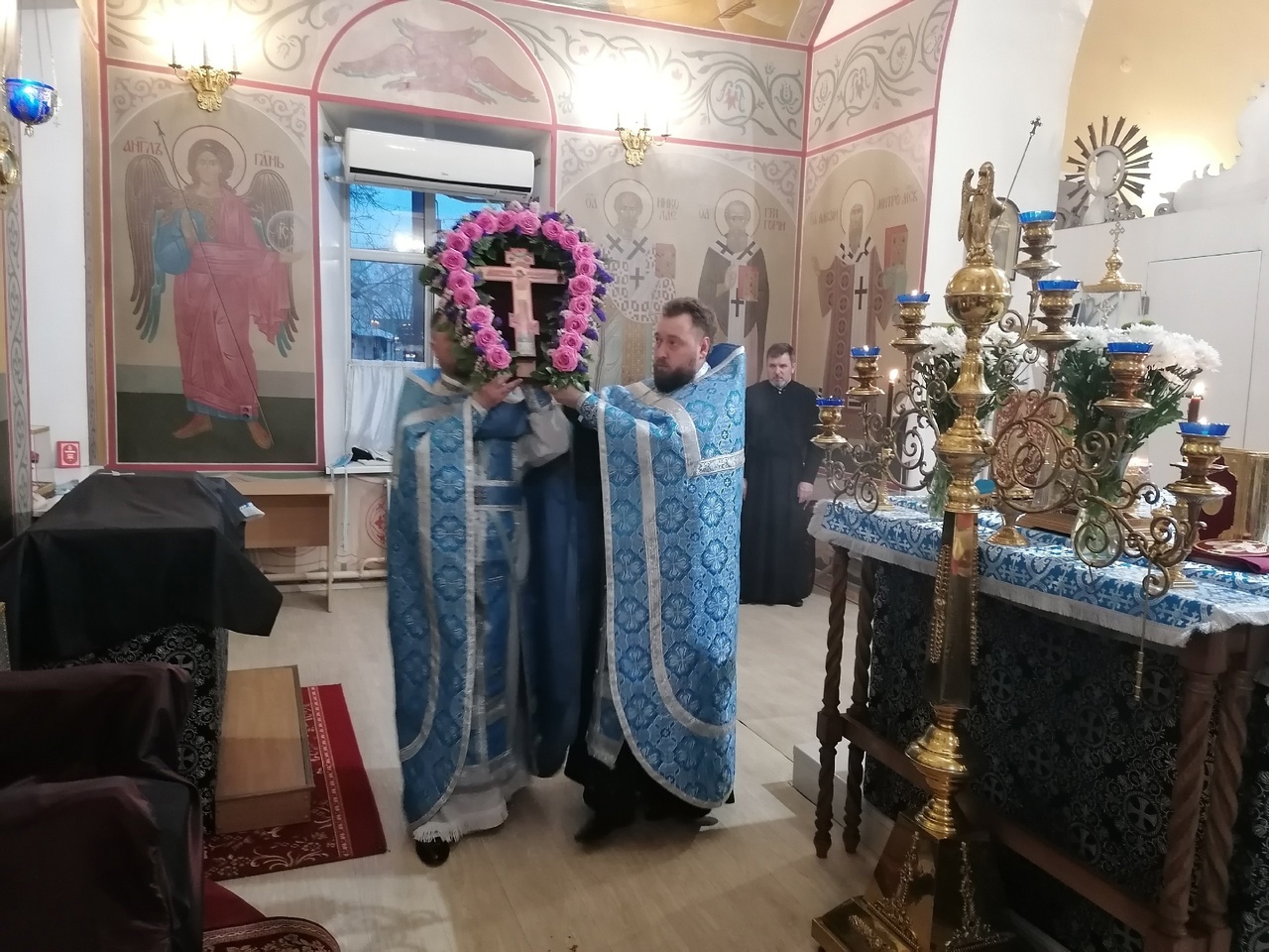 Всенощное бдение в канун Крестопоклонной Недели Великого поста и Благовещения