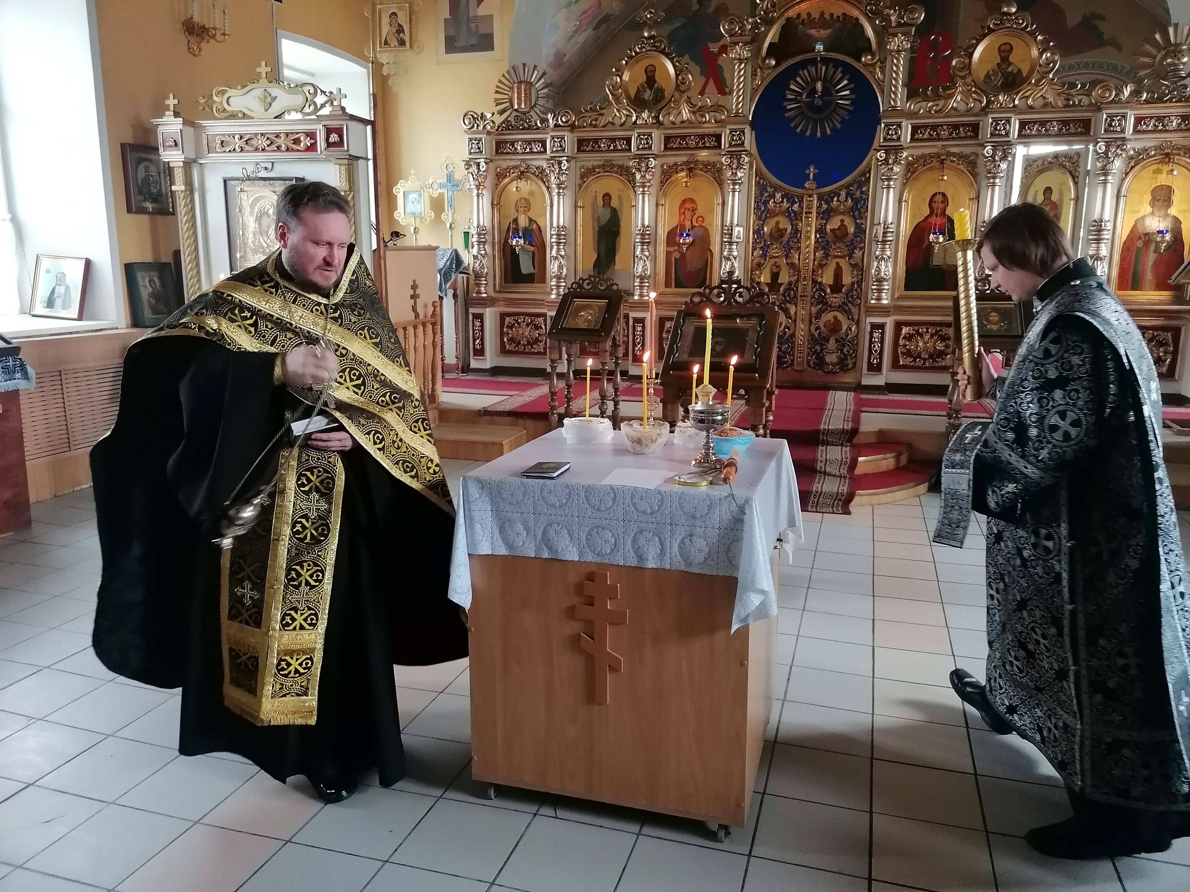 Служба в четверг первой седмицы Великого поста