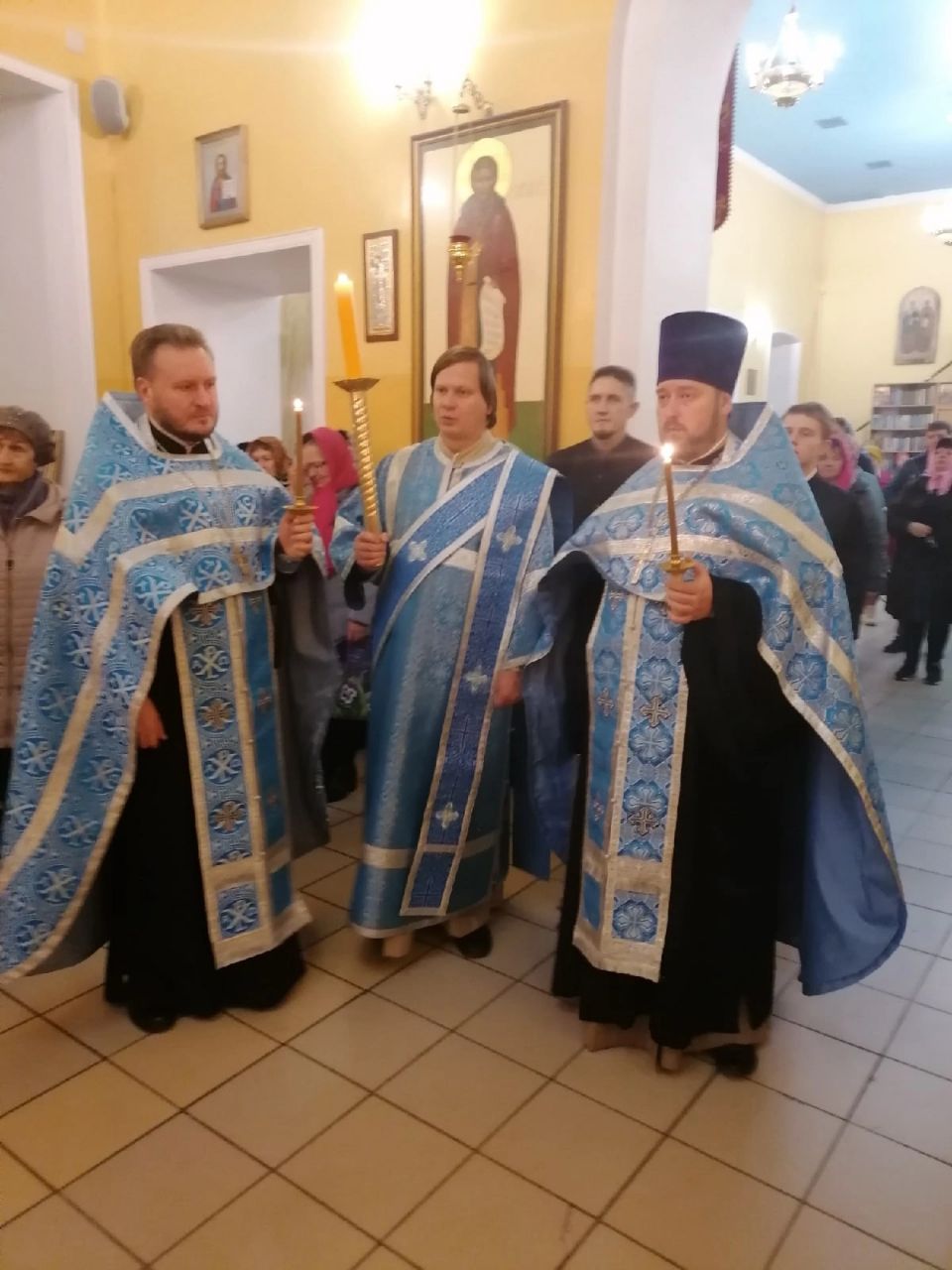 Всенощное бдение в канун праздника Покрова Пресвятой Богородицы 