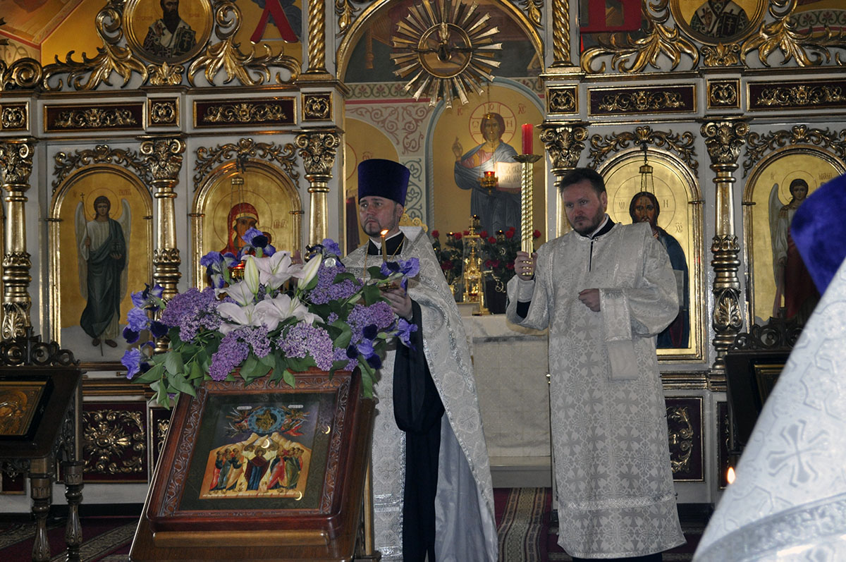 Всенощное бдение в канун праздника Вознесение Господне