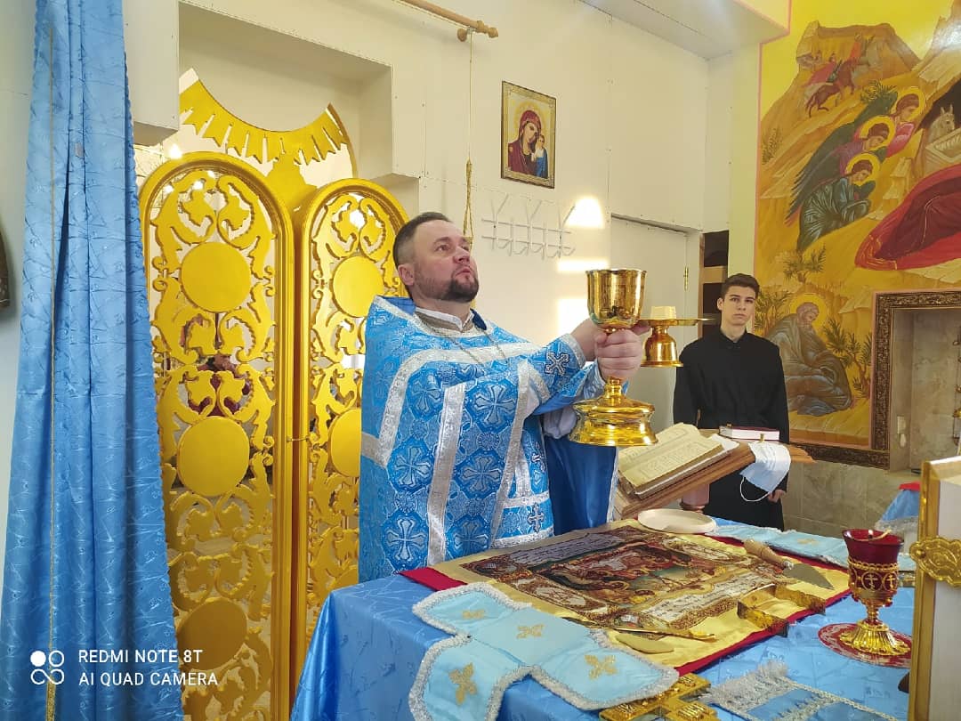 Литургия в Неделю 24-ю по Пятидесятнице в Камайке