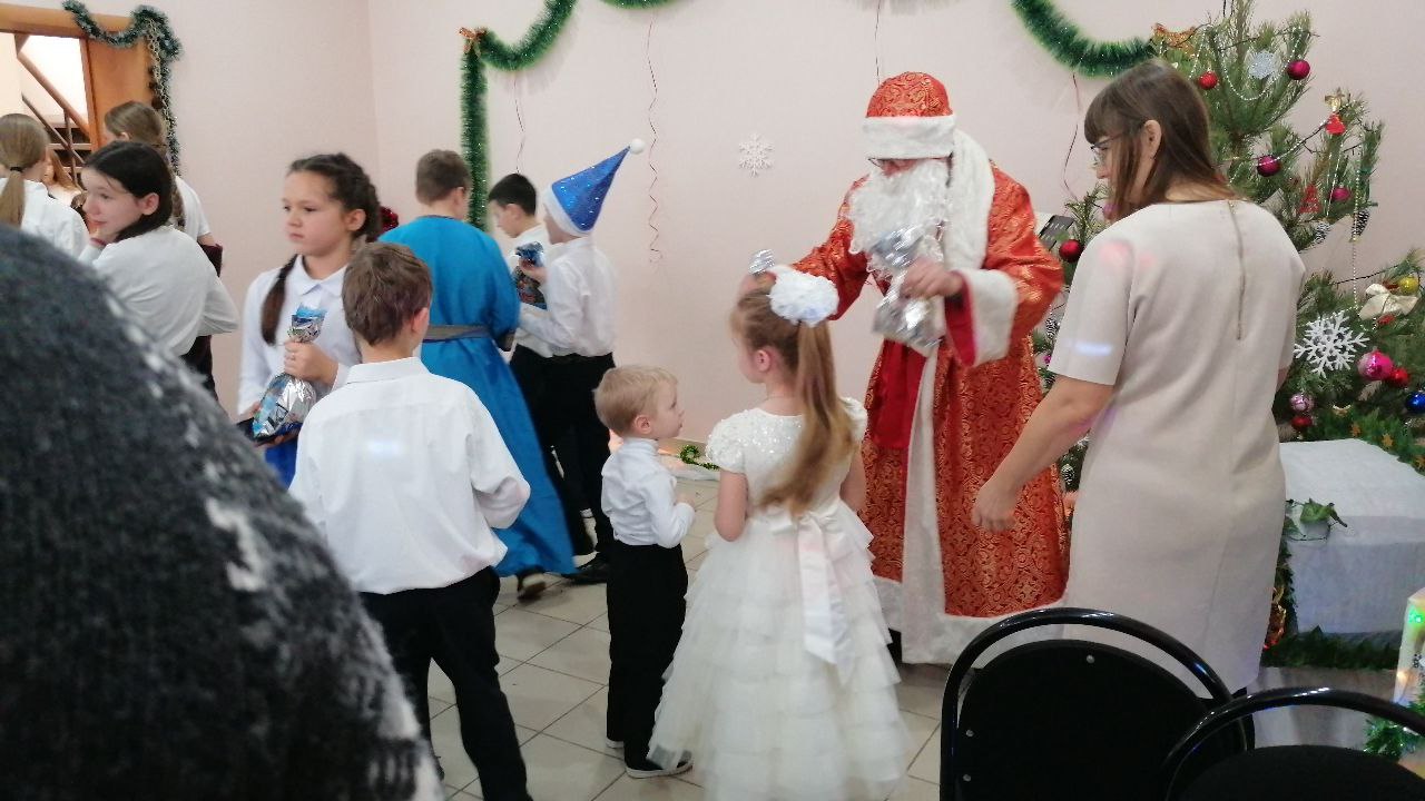 В воскресной школе состоялся Рождественский утренник