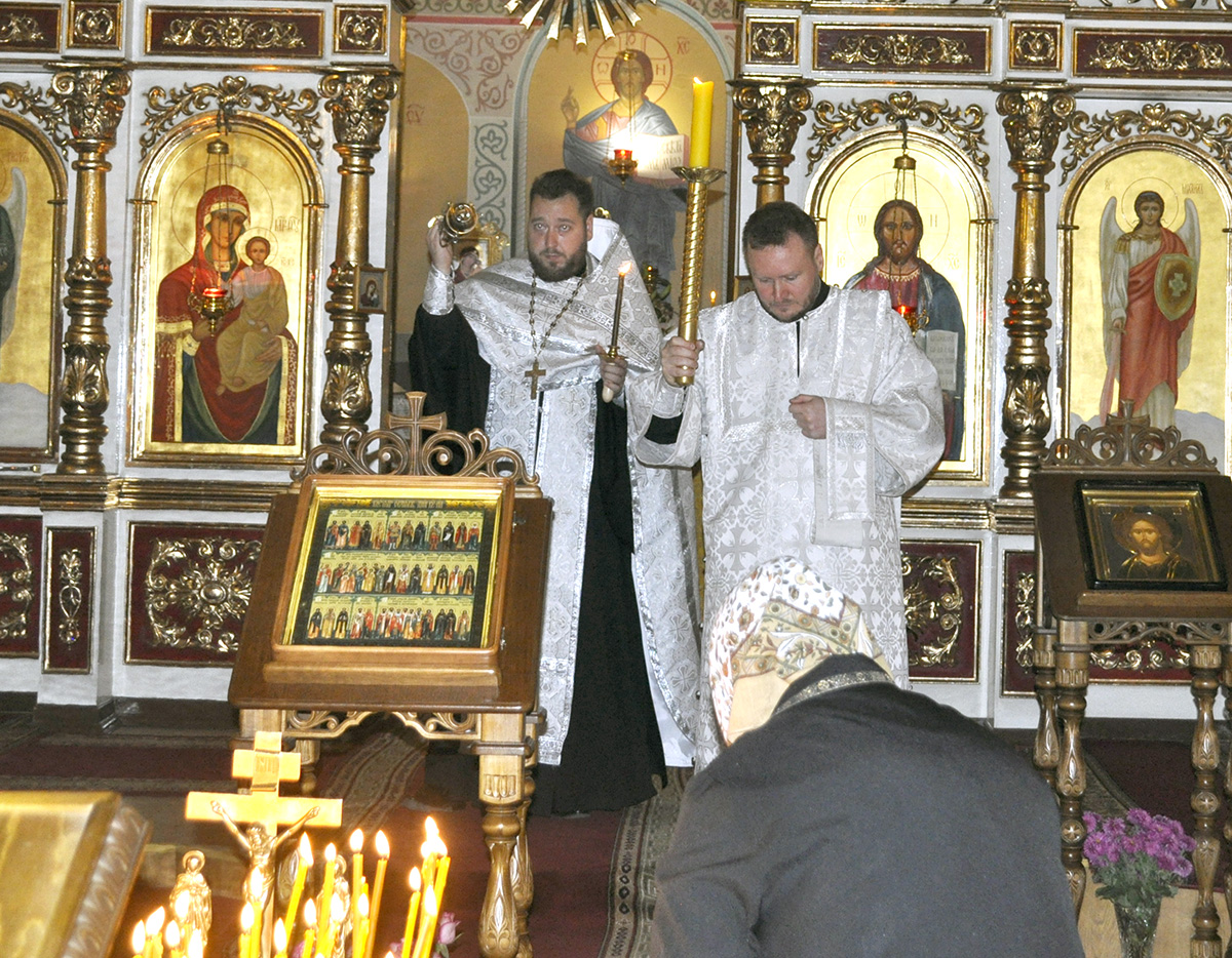 Заупокойное богослужение в канун Димитриевской родительской субботы
