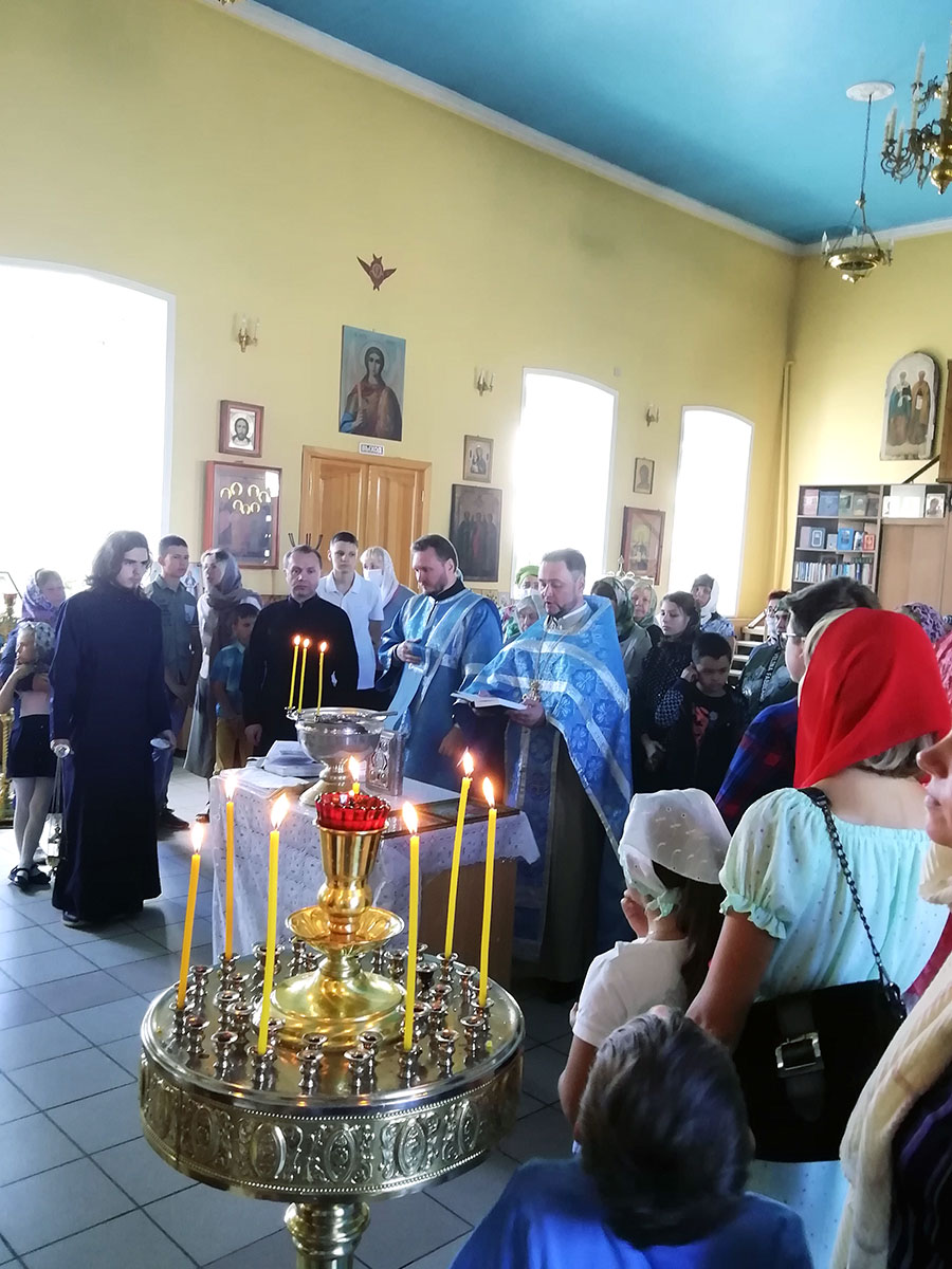 Молебен перед началом нового учебного года
