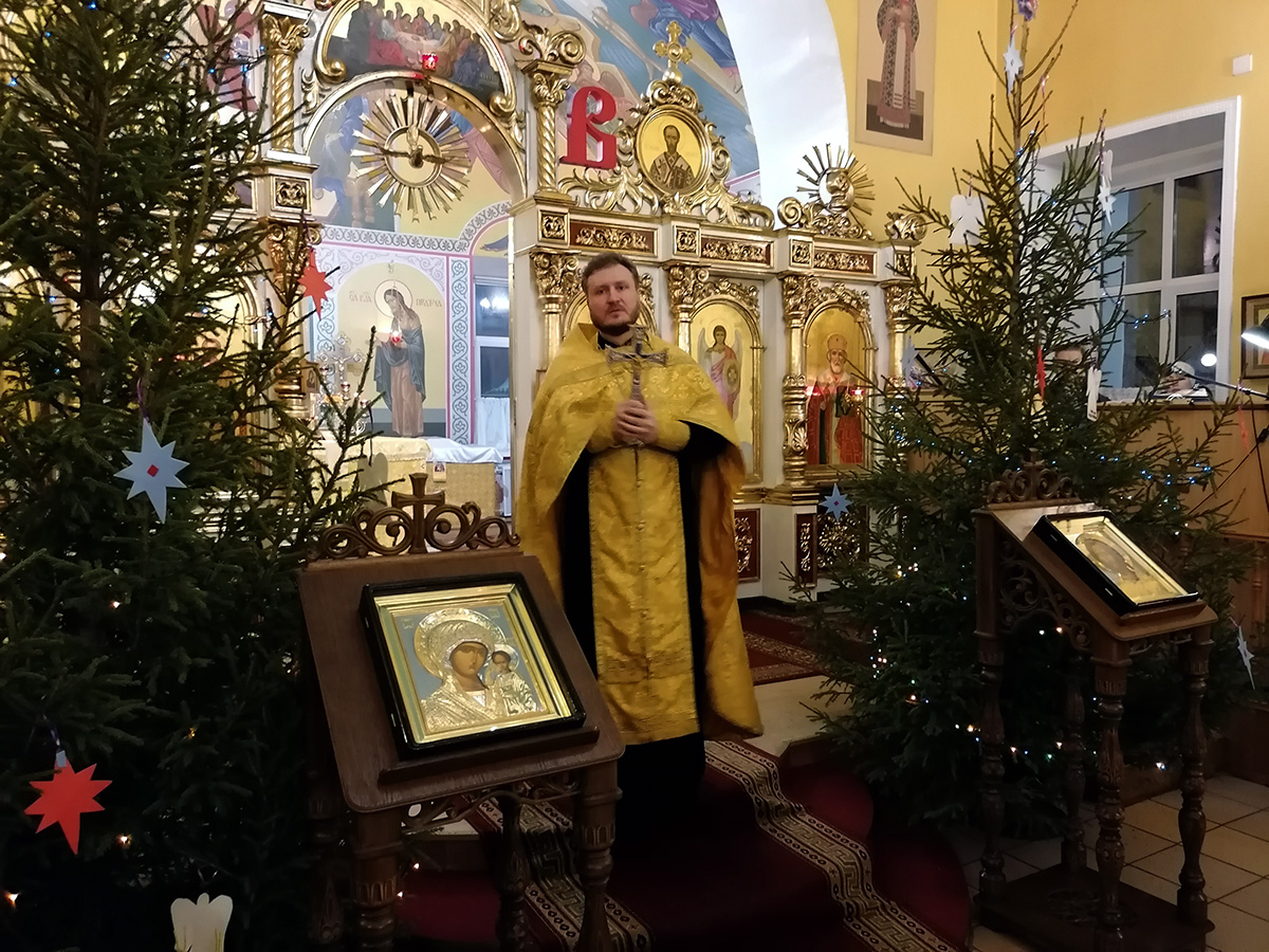  Новогодний молебен в нашем храме