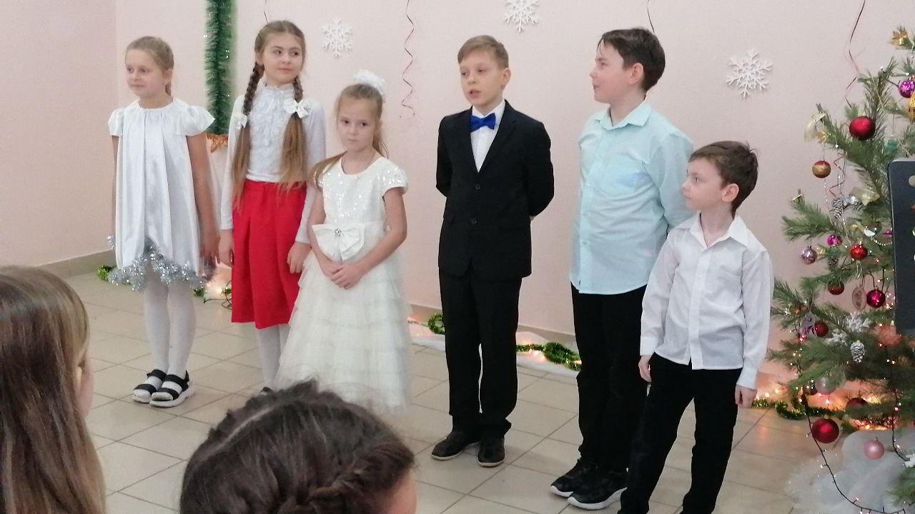 В воскресной школе состоялся Рождественский утренник