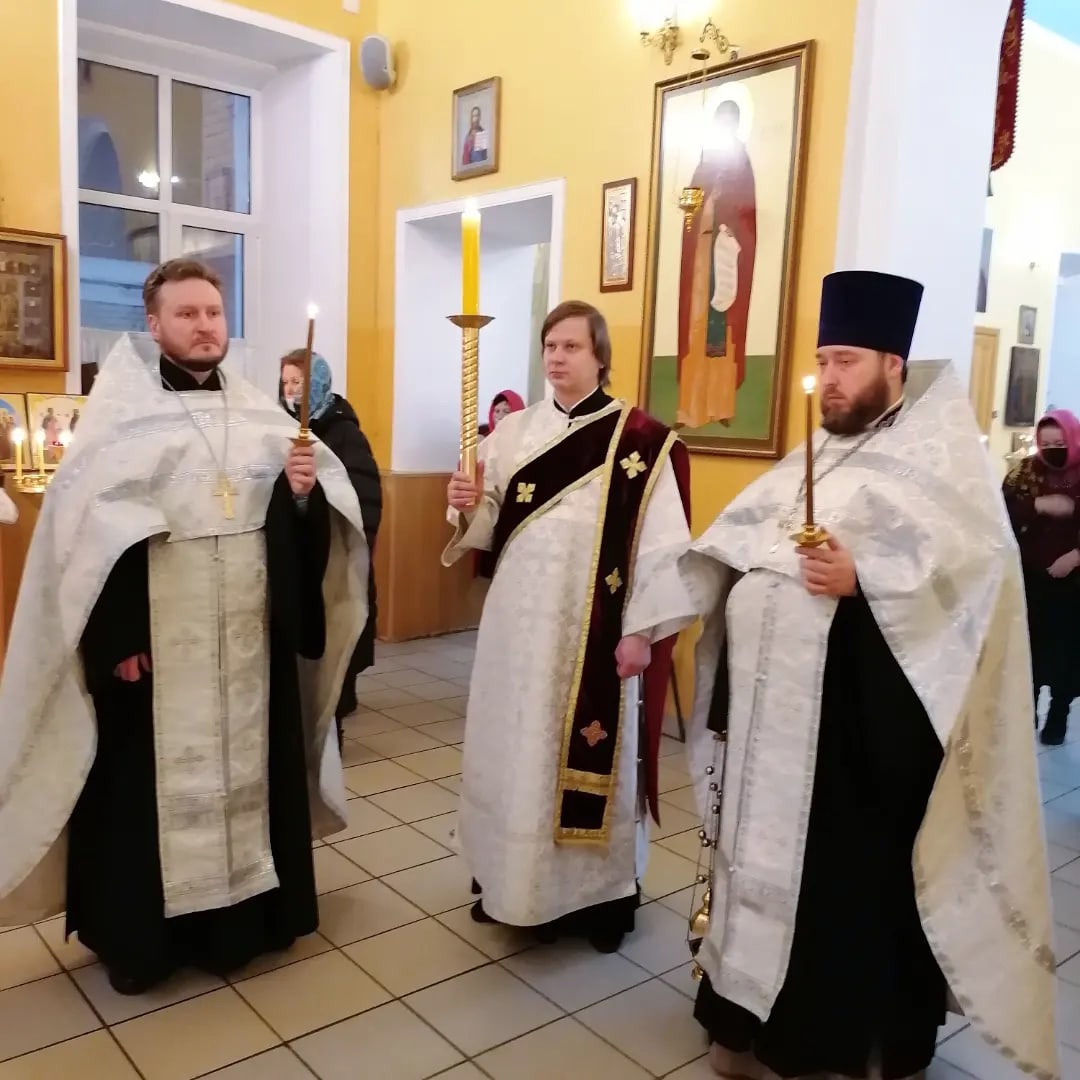 Всенощное бдение в канун праздника Обрезание Господне