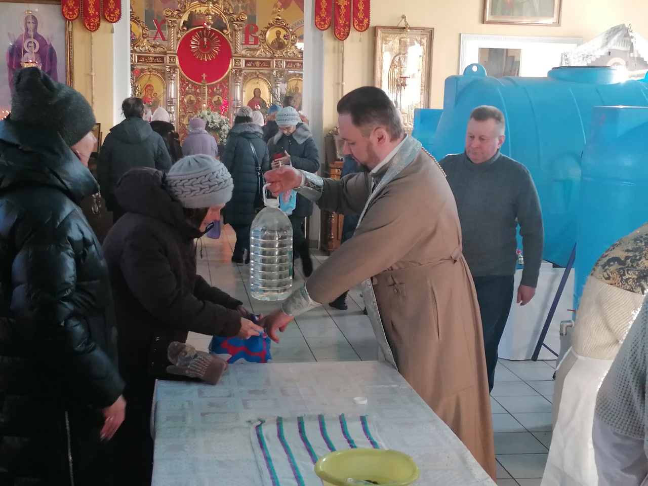 Празднование Крещение Господне