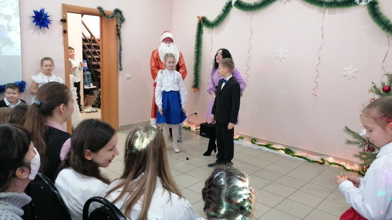 В воскресной школе состоялся Рождественский утренник