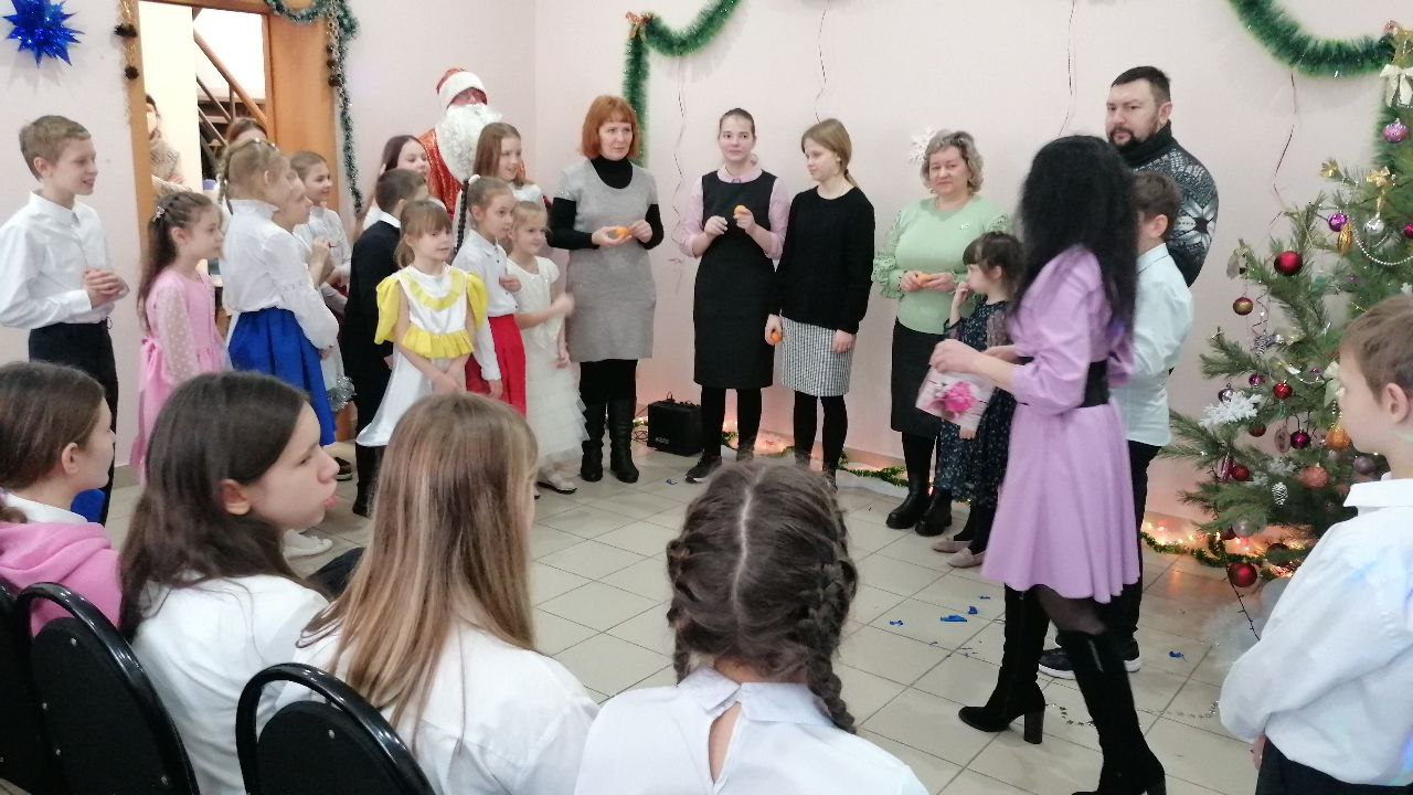 В воскресной школе состоялся Рождественский утренник