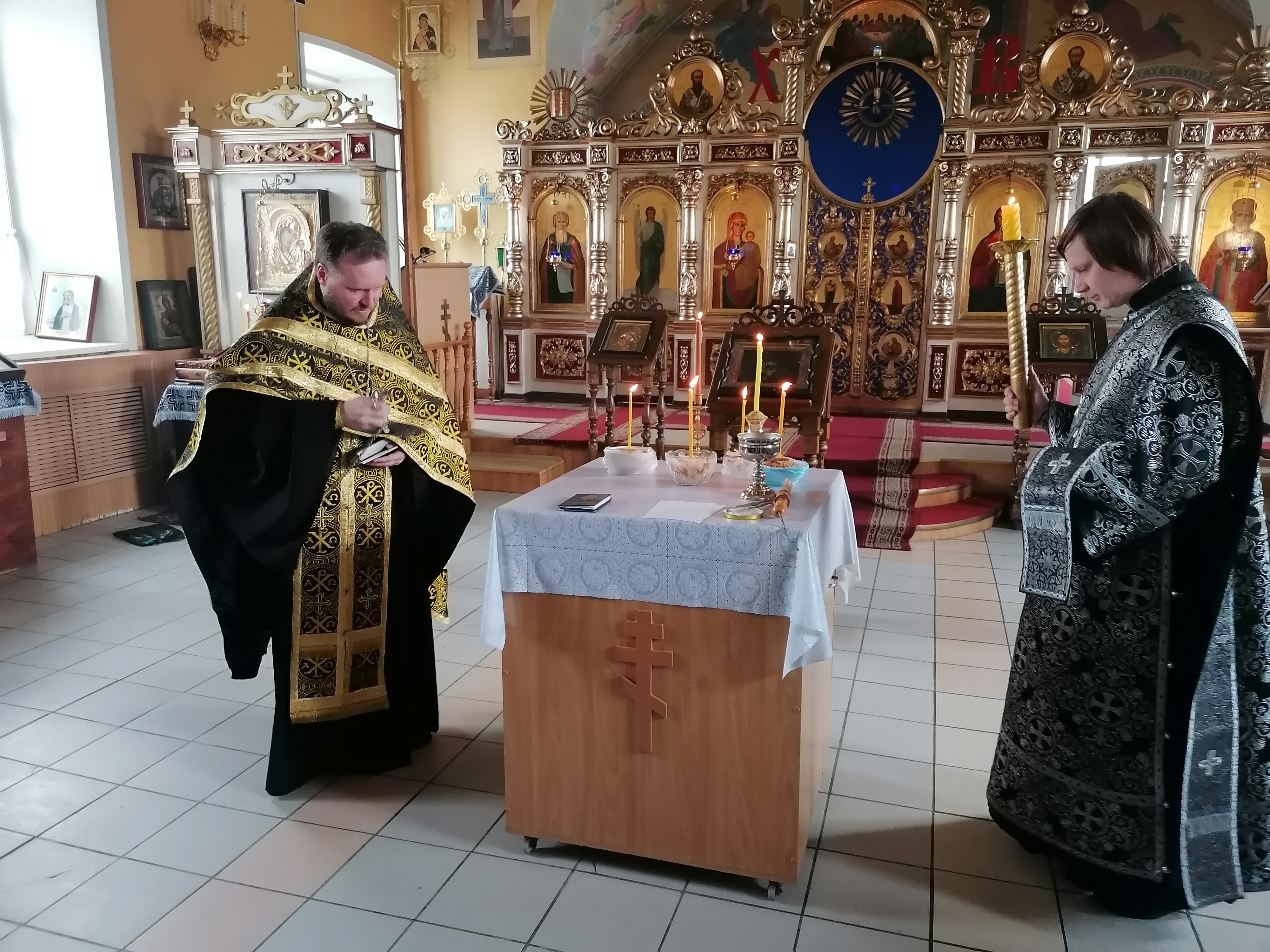 Служба в четверг первой седмицы Великого поста