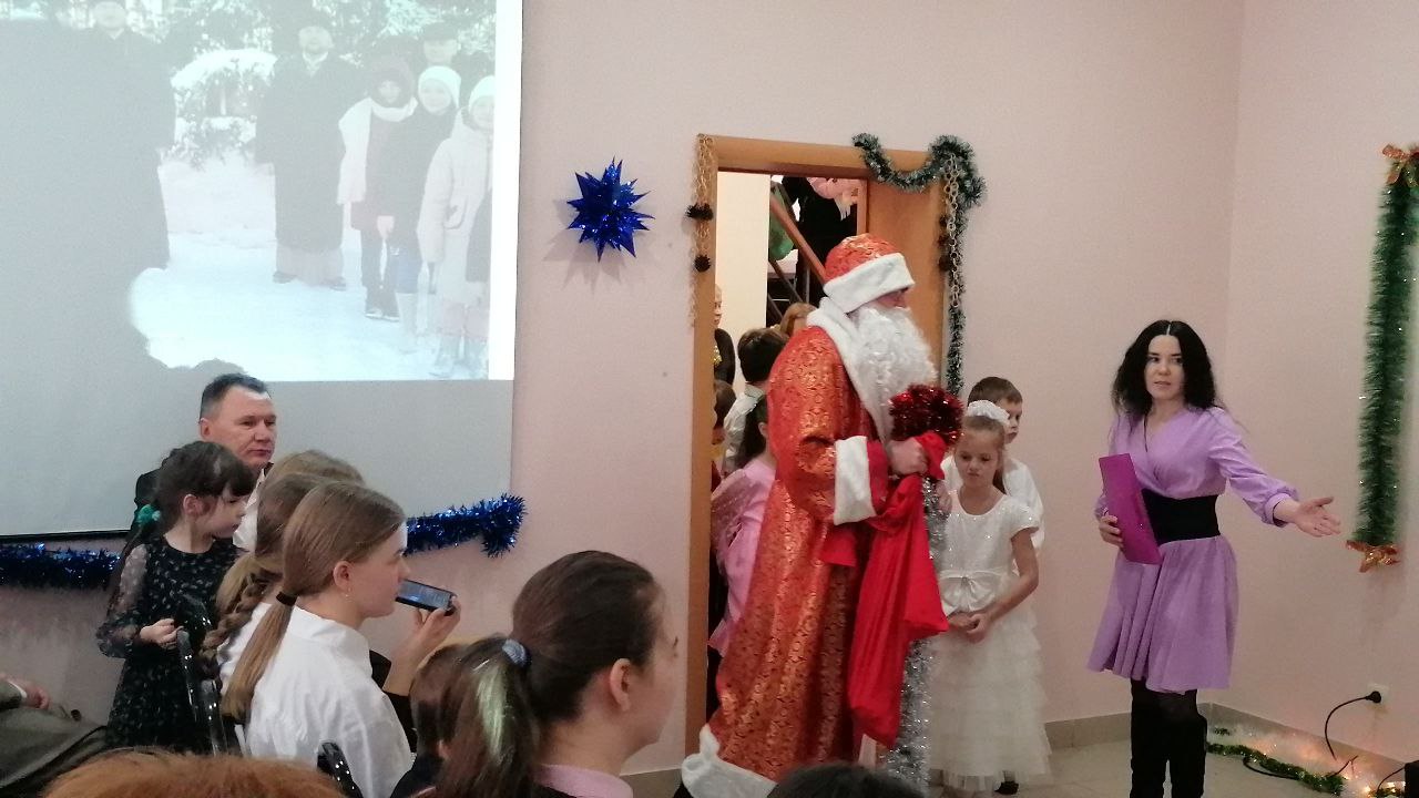 В воскресной школе состоялся Рождественский утренник