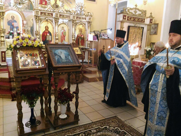 Всенощное бдение накануне Недели 20-ой по Пятидесятнице и праздника Покрова Пресвятой Богородицы