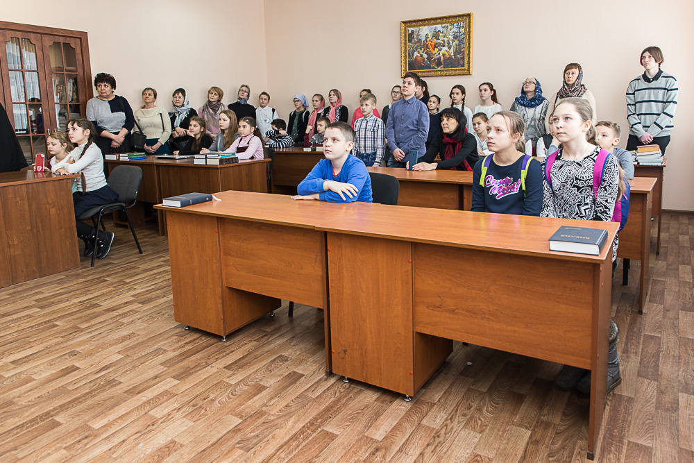 Воспитанники воскресной школы посетили Пензенскую духовную семинарию в День открытых дверей