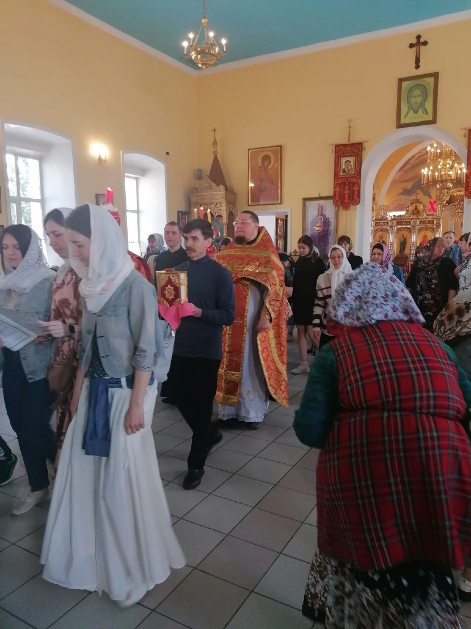 Богослужение в день отдания Пасхи