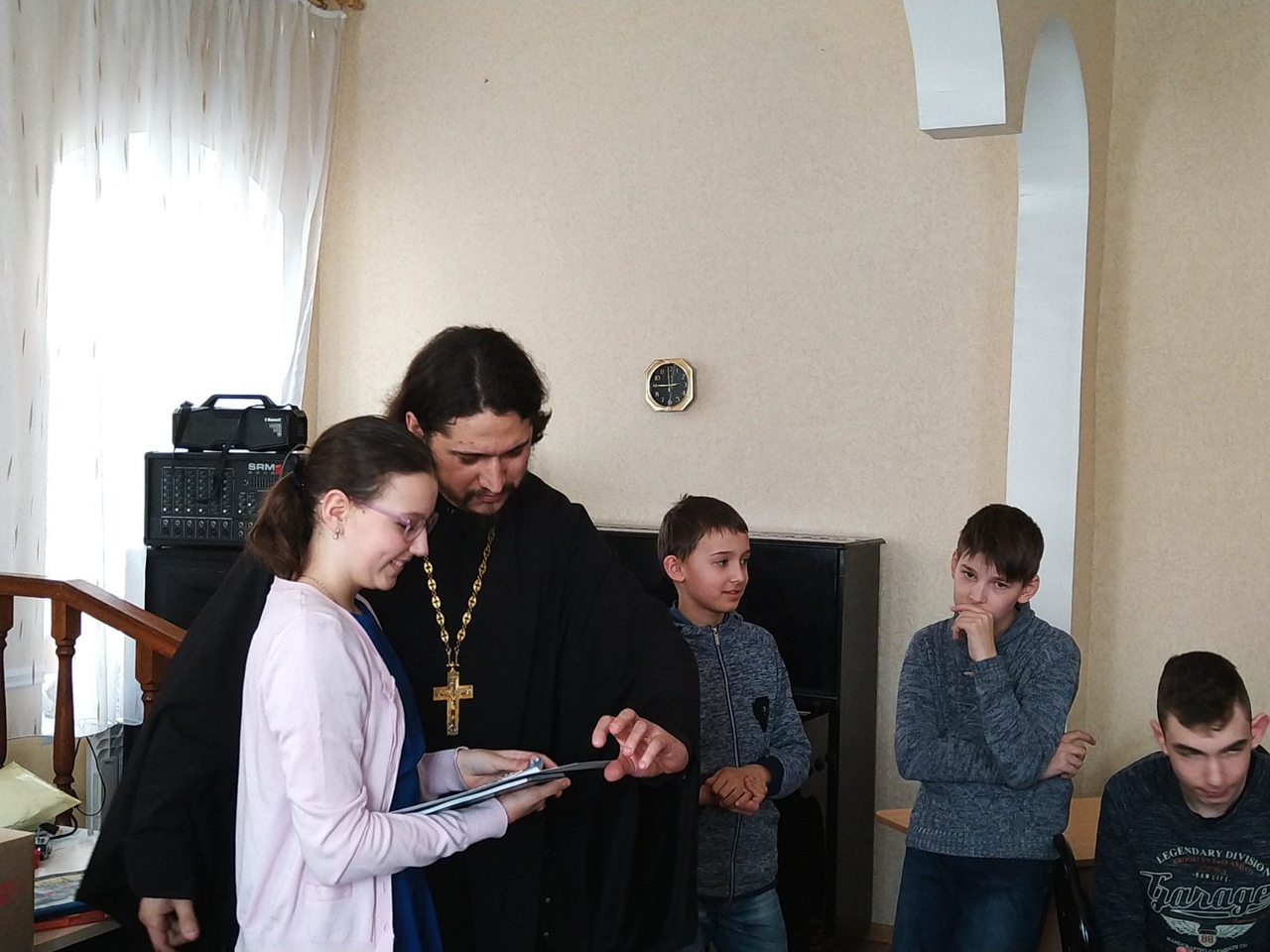 Воспитанники воскресной школы приняли участие в Олимпиаде по Закону Божию