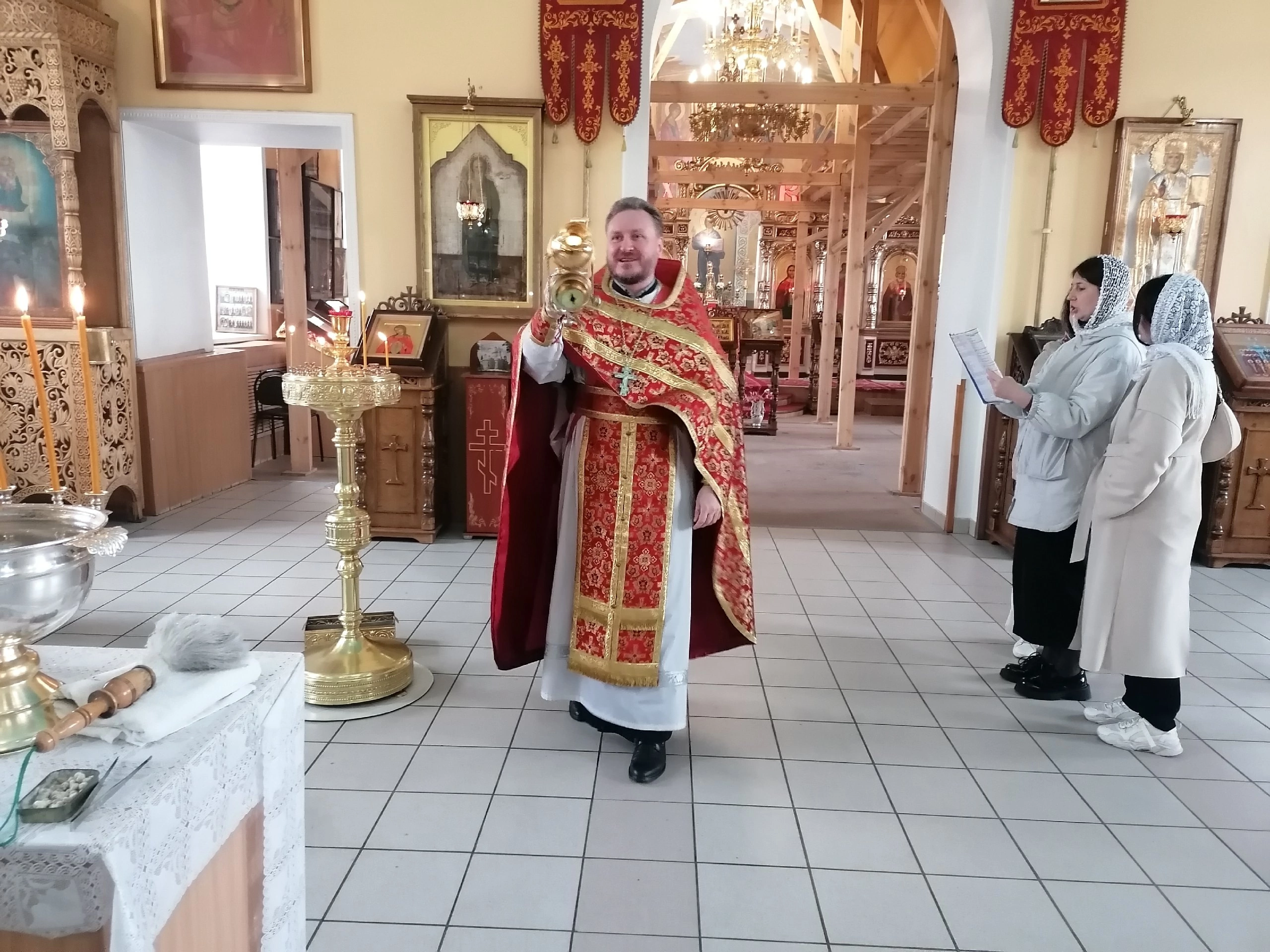 Богослужение в день Преполовения Пятидесятницы 