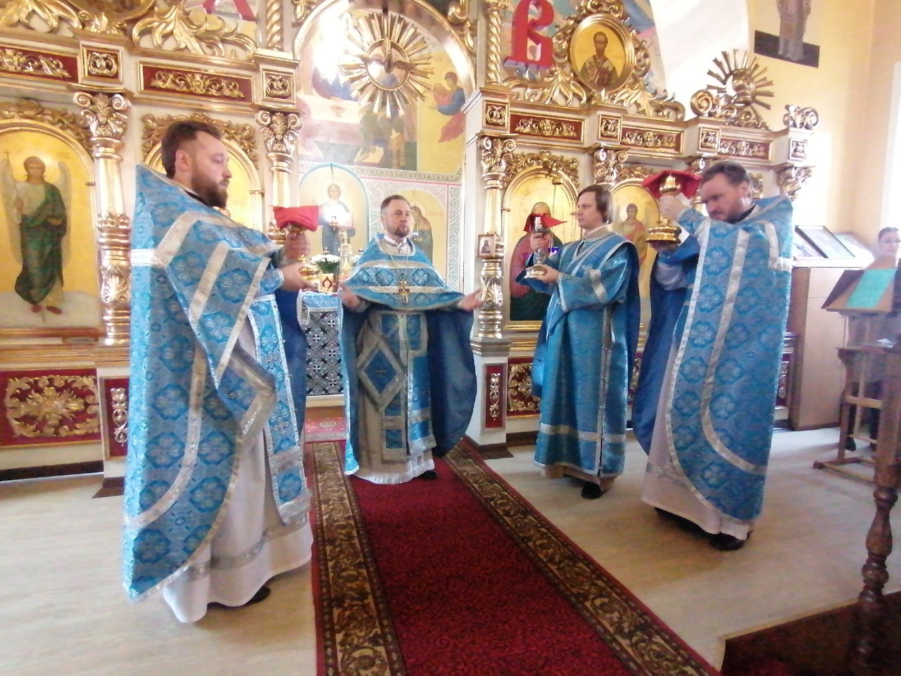 Празднование Благовещение Богородицы