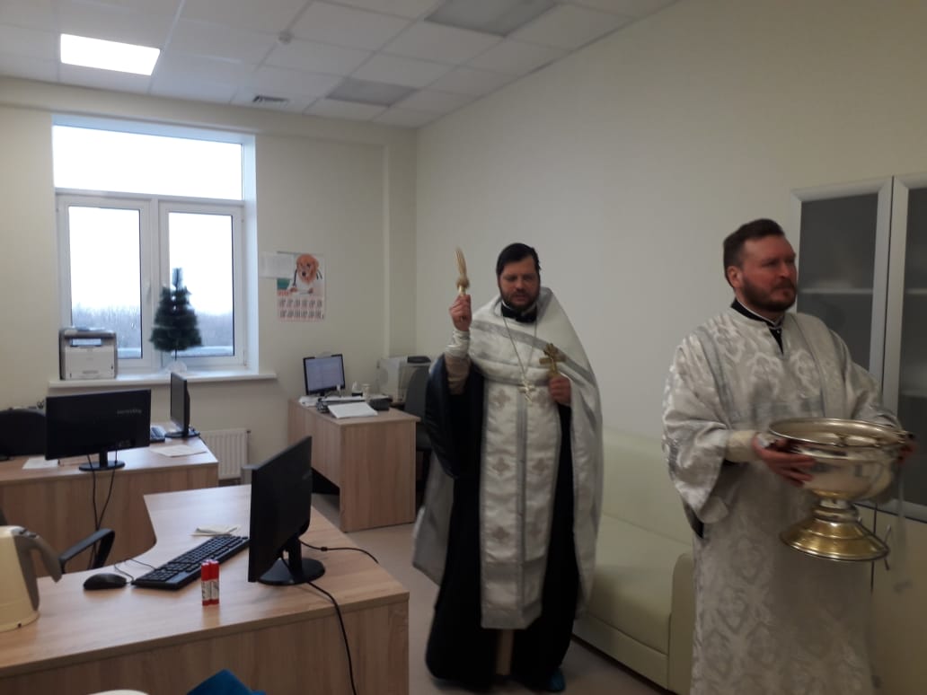 Священник Сергий Беляков совершил водосвятный молебен в перинатальном центре города Пензы
