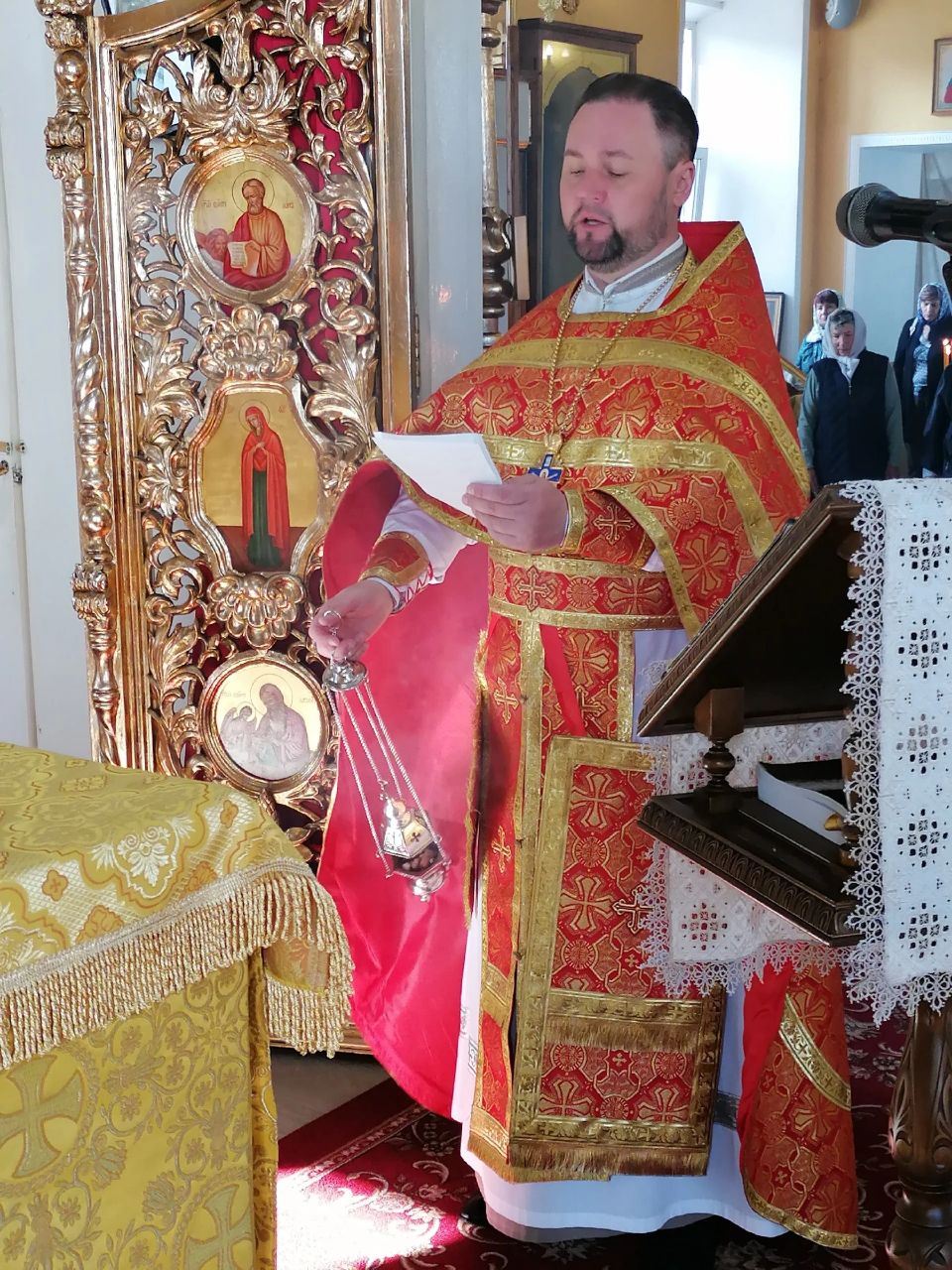 В день Усекновения главы Иоанна Предтечи протоиерей Александр Филиппов совершил литургию 