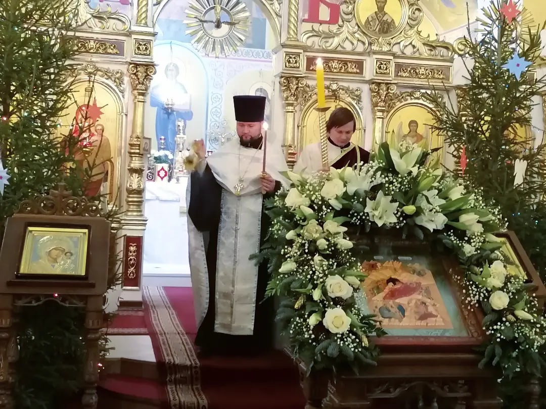 Всенощное бдение в канун праздника Рождества Христова 