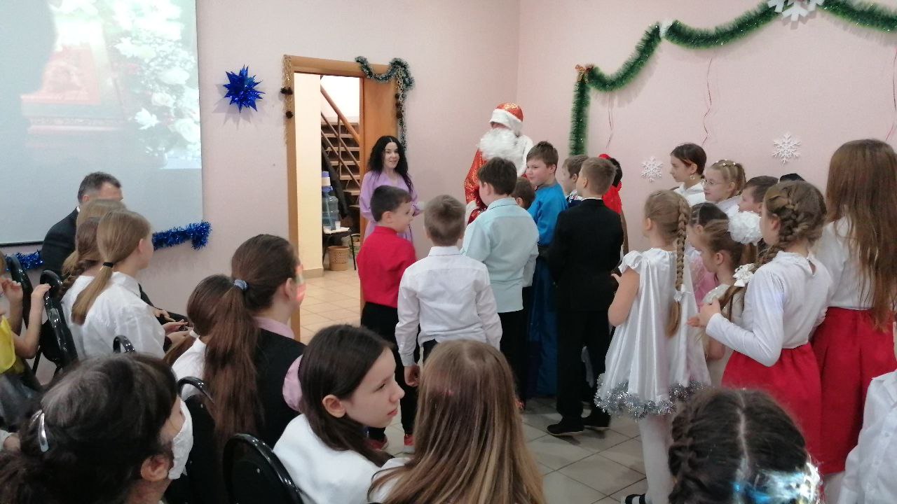 В воскресной школе состоялся Рождественский утренник
