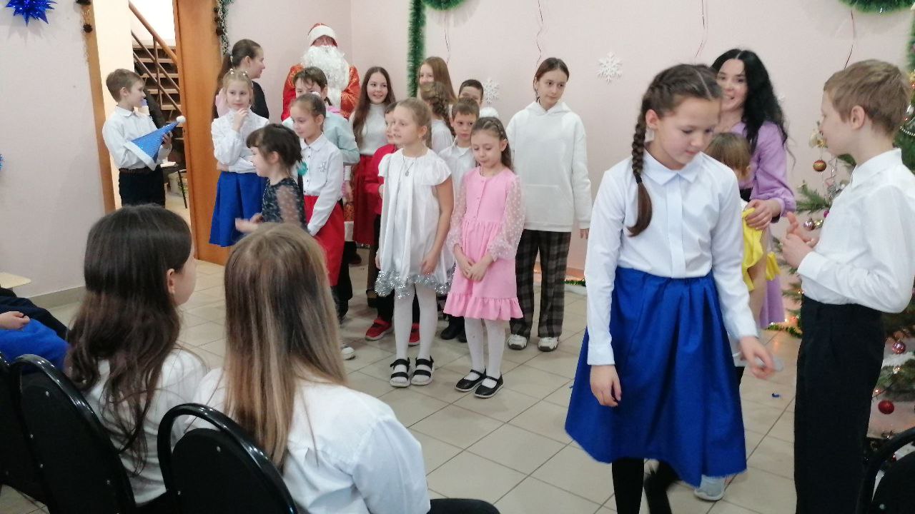 В воскресной школе состоялся Рождественский утренник