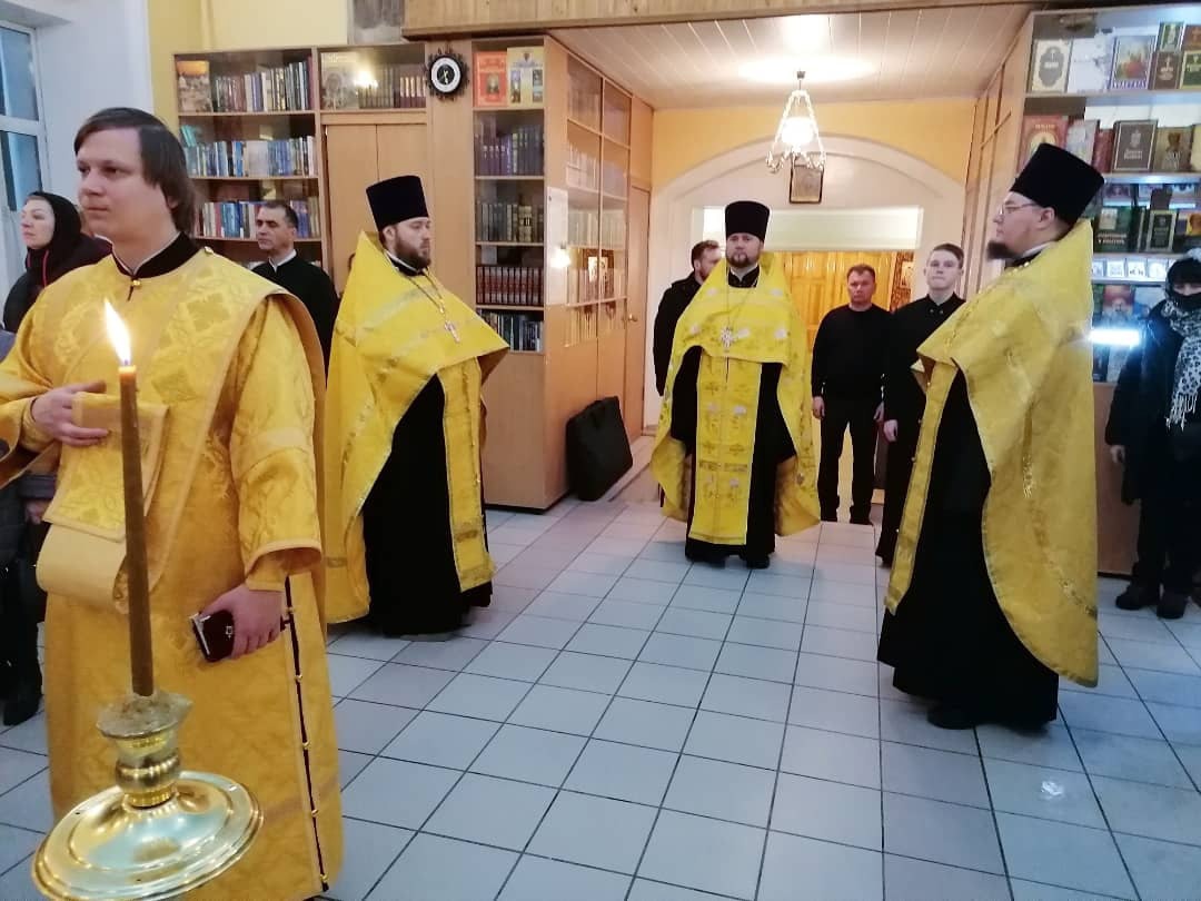 Всенощное бдение в канун престольного праздника нашего храма