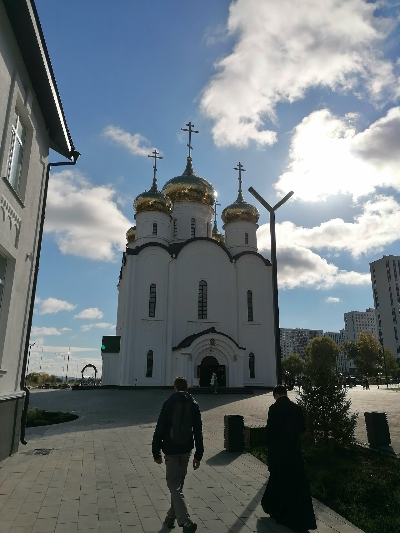 Участие в праздничных мероприятиях на освящении храма Вениамина Печерского в "Лугометрии"
