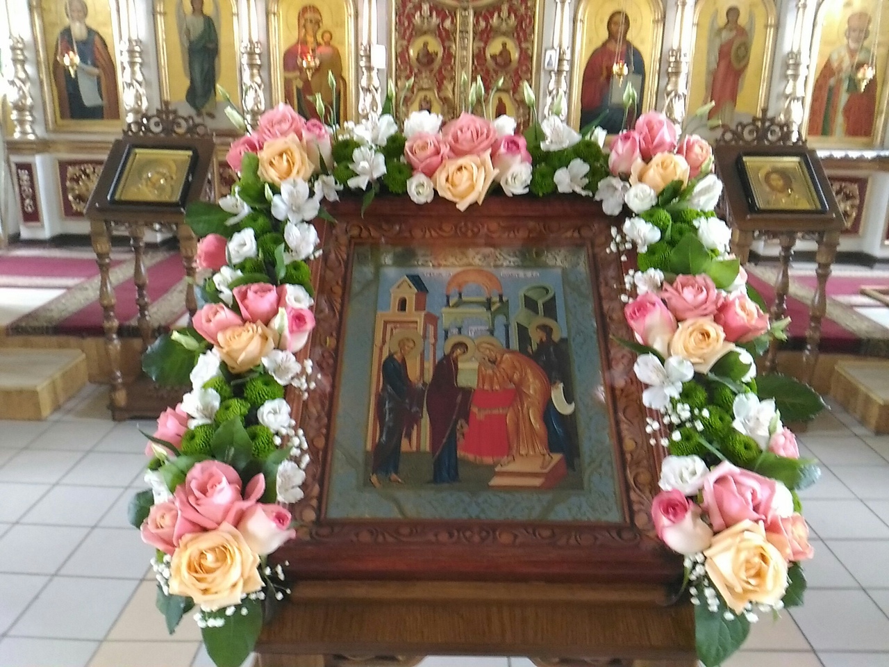 Всенощное бдение в канун праздника Сретения Господня