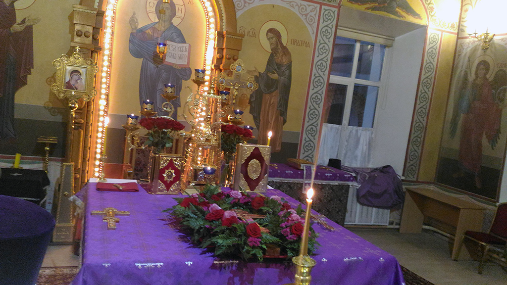 Всенощное бдение в канун Крестопоклонной Недели