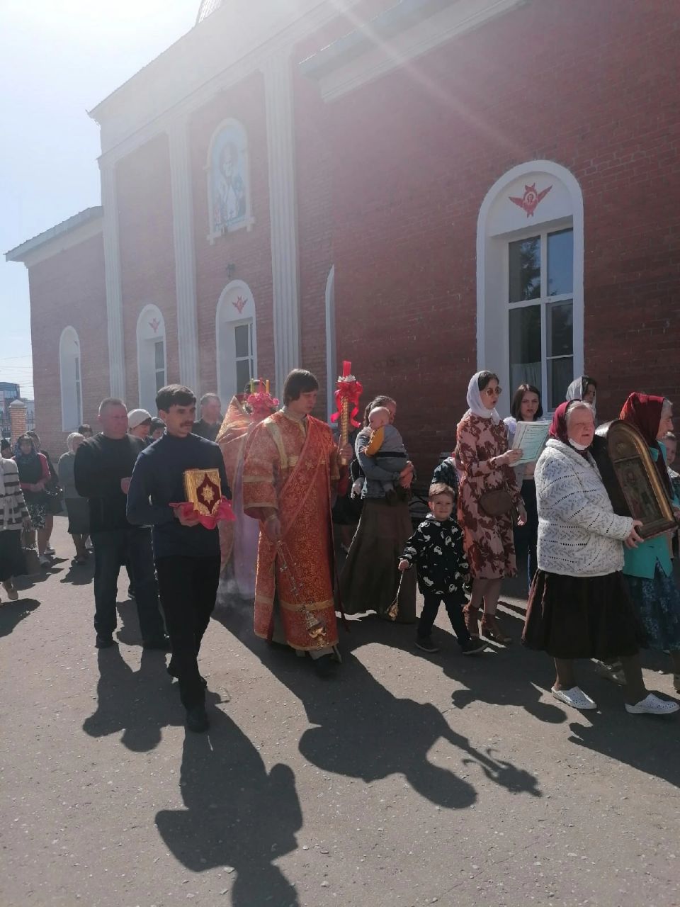 Богослужение в день отдания Пасхи