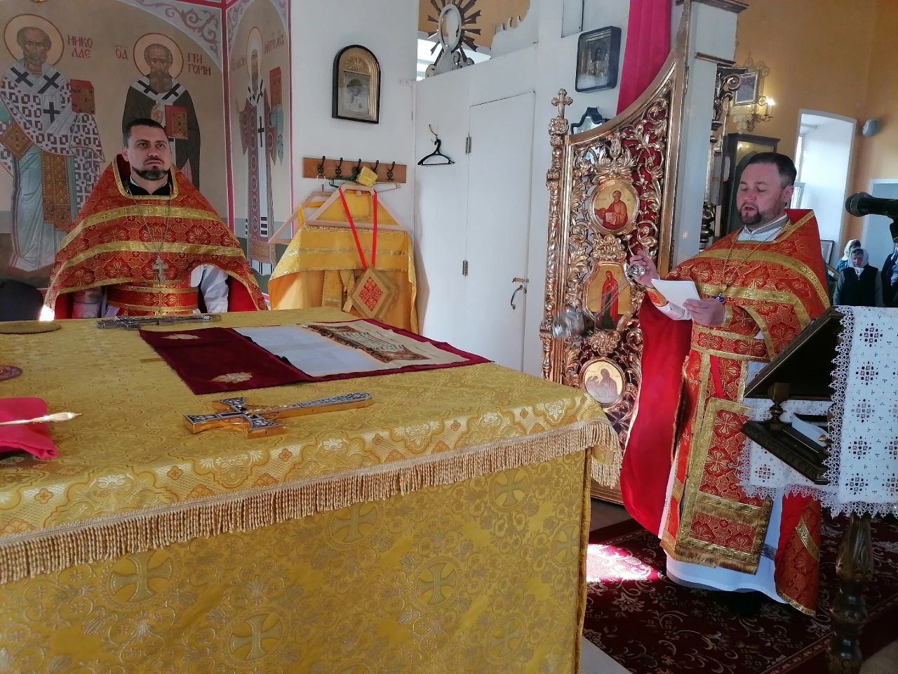 В день Усекновения главы Иоанна Предтечи протоиерей Александр Филиппов совершил литургию 