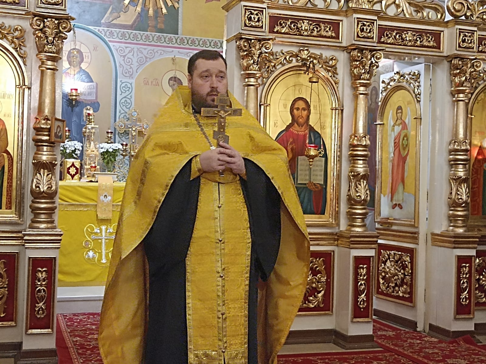 Протоиерей Антоний Шварев совершил Новогодний молебен