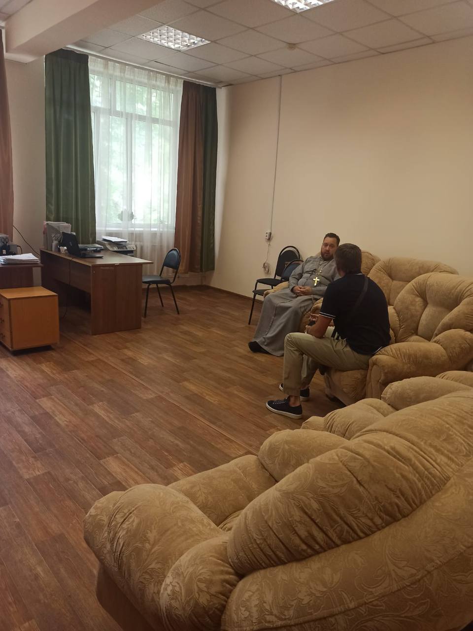 Протоиерей Антоний Шварев провел духовную беседу с сотрудниками УИС и осужденными без изоляции от общества