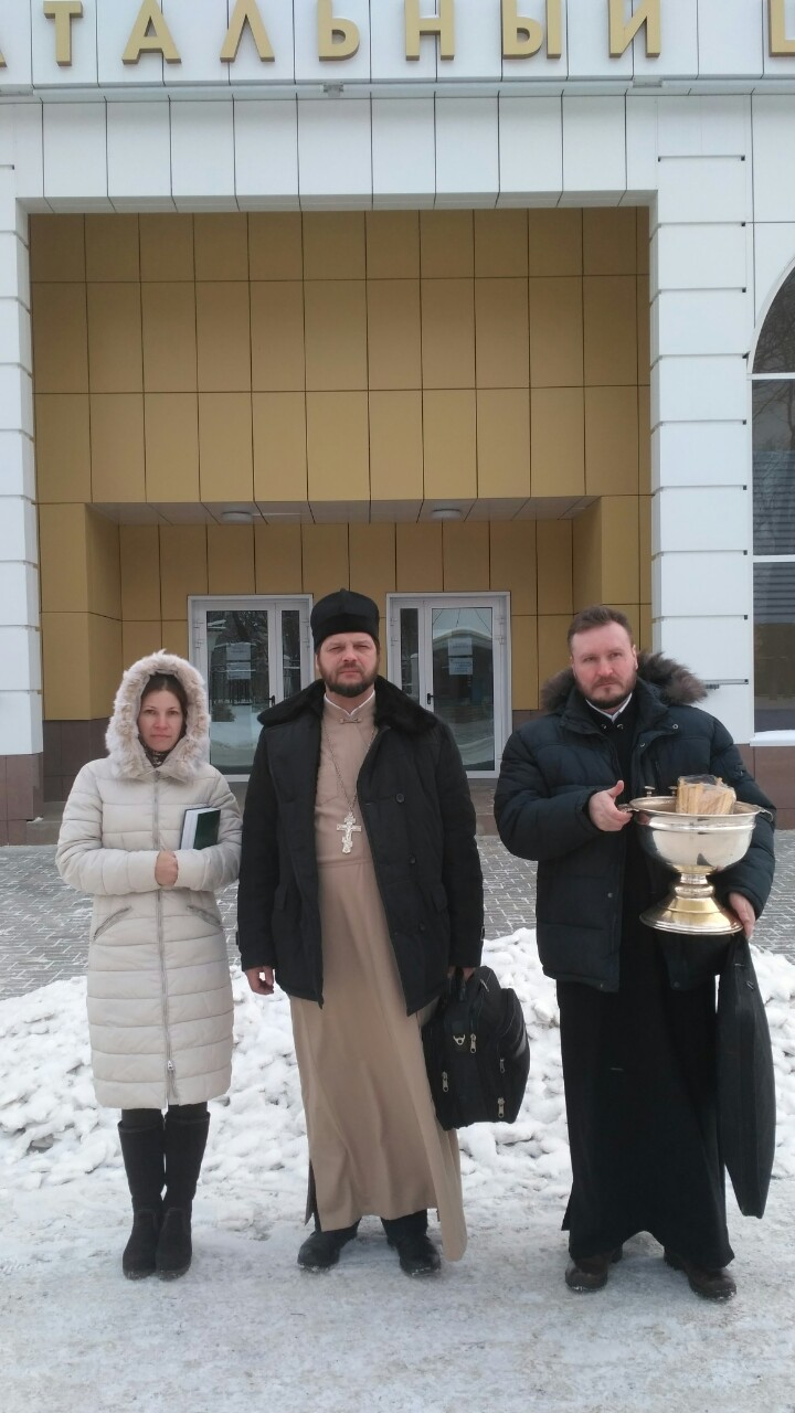 Священник Сергий Беляков совершил водосвятный молебен в перинатальном центре города Пензы