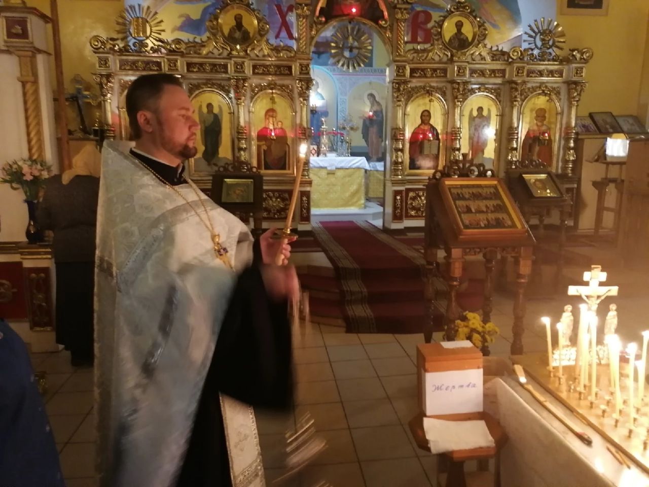 Вечернее богослужение в канун Димитриевской родительской субботы 