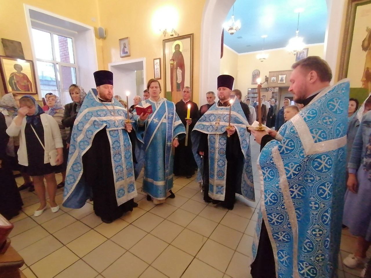 Всенощное бдение в канун праздника Рождества Пресвятой Богородицы