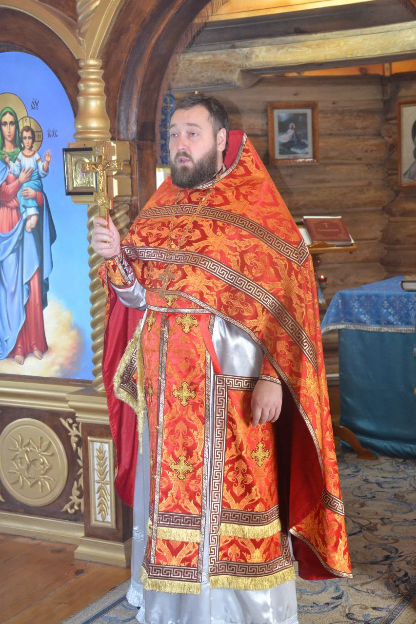 Протоиерей Антоний Шварёв совершил литургию в храме в честь иконы Божией Матери "Взыскание погибших" при исправительной колонии №7