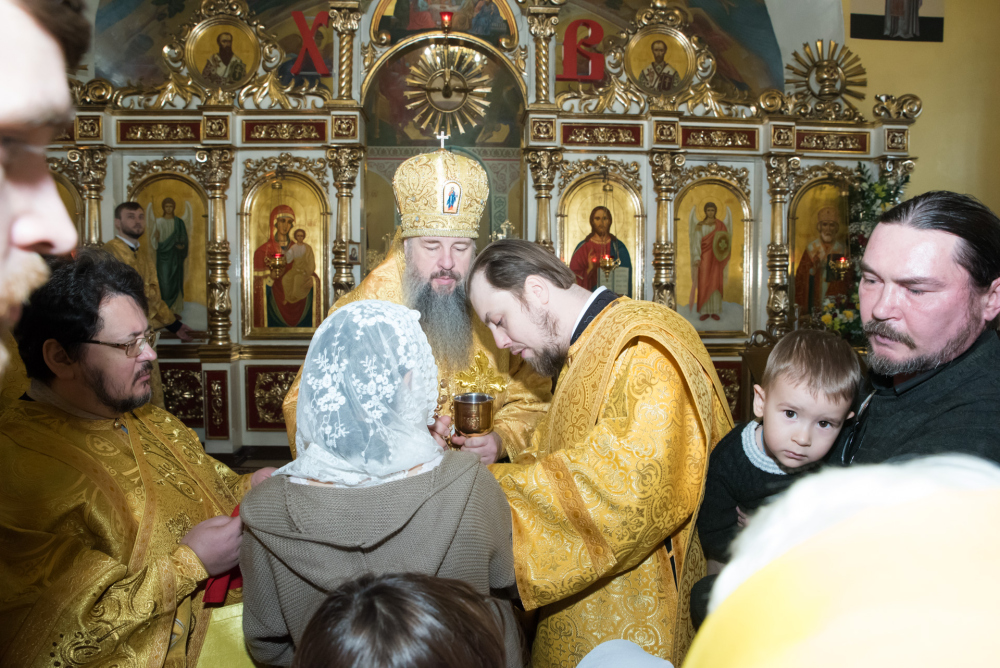 В престольный праздник митрополит Серафим совершил литургию в нашем храме  