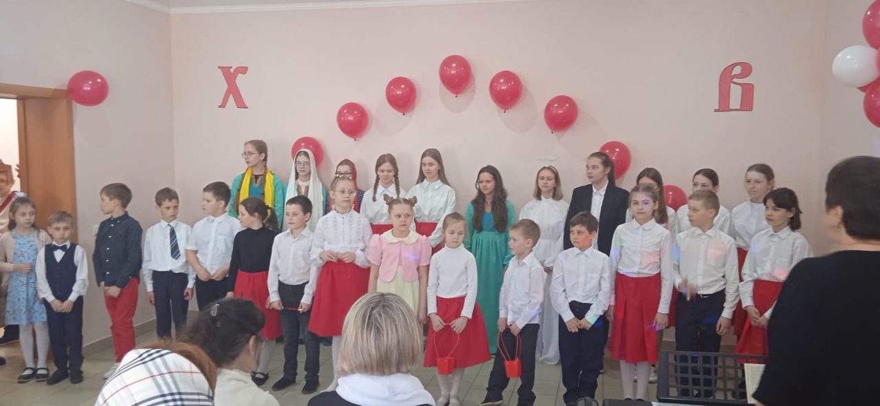 Пасхальный концерт в воскресной школе