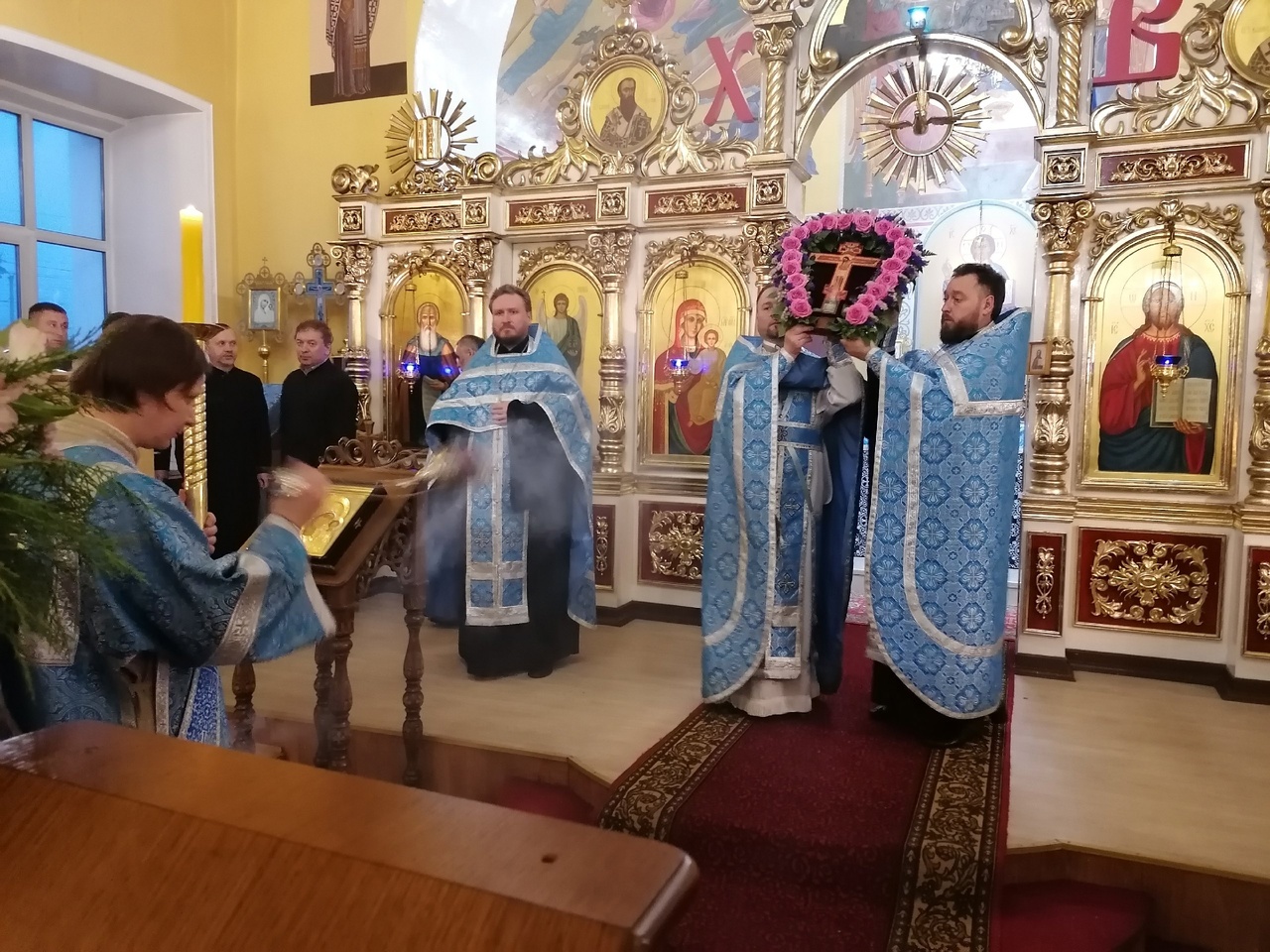 Всенощное бдение в канун Крестопоклонной Недели Великого поста и Благовещения